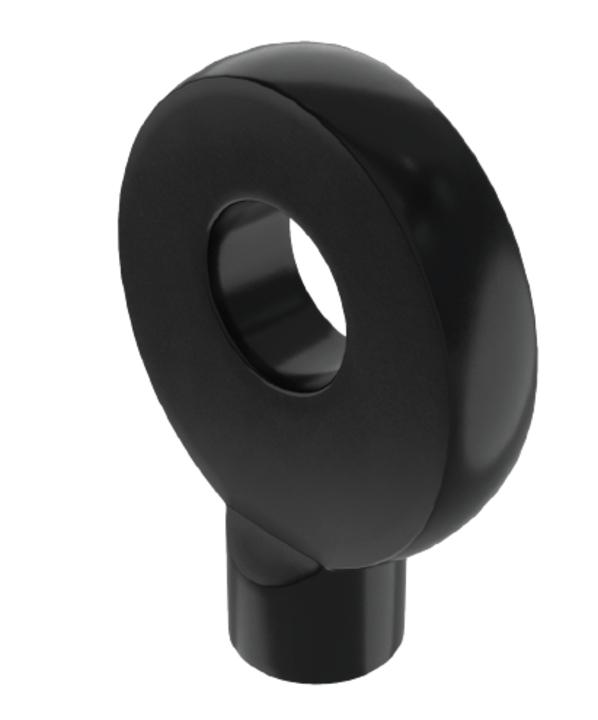 Ojal de 8 mm de diámetro, 18 mm de centro, 5 mm de espesor, M6 - Kem06080518R