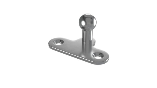 Suporte de Gabinete - Suporte Plano 10MM Bola com Furos 16MM Cen