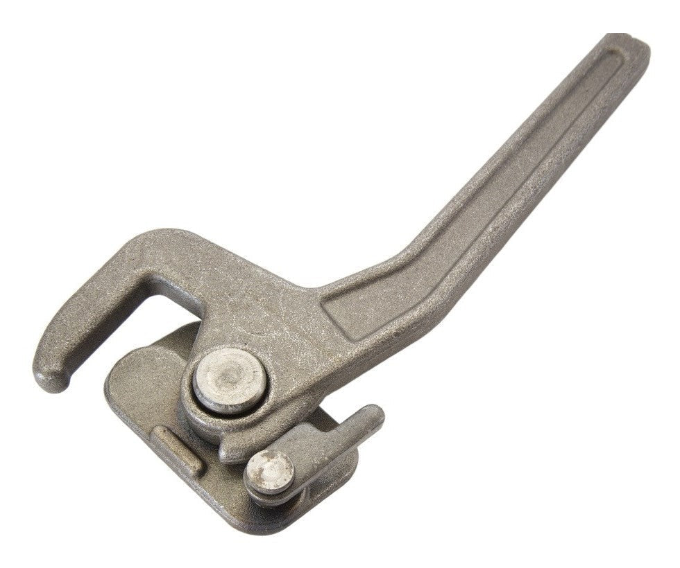 Bordwandverschluss, Stahl blank, links