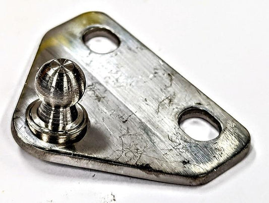 Bracket Flat S/S 10MM Ball 3.0Th