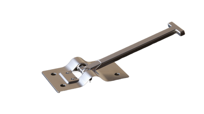 Zinc-Plated Door Retainer, Male and Female Set, 97mm Long