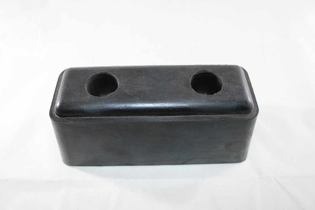 Tampone in gomma nero, 360 x 100 x 115mm