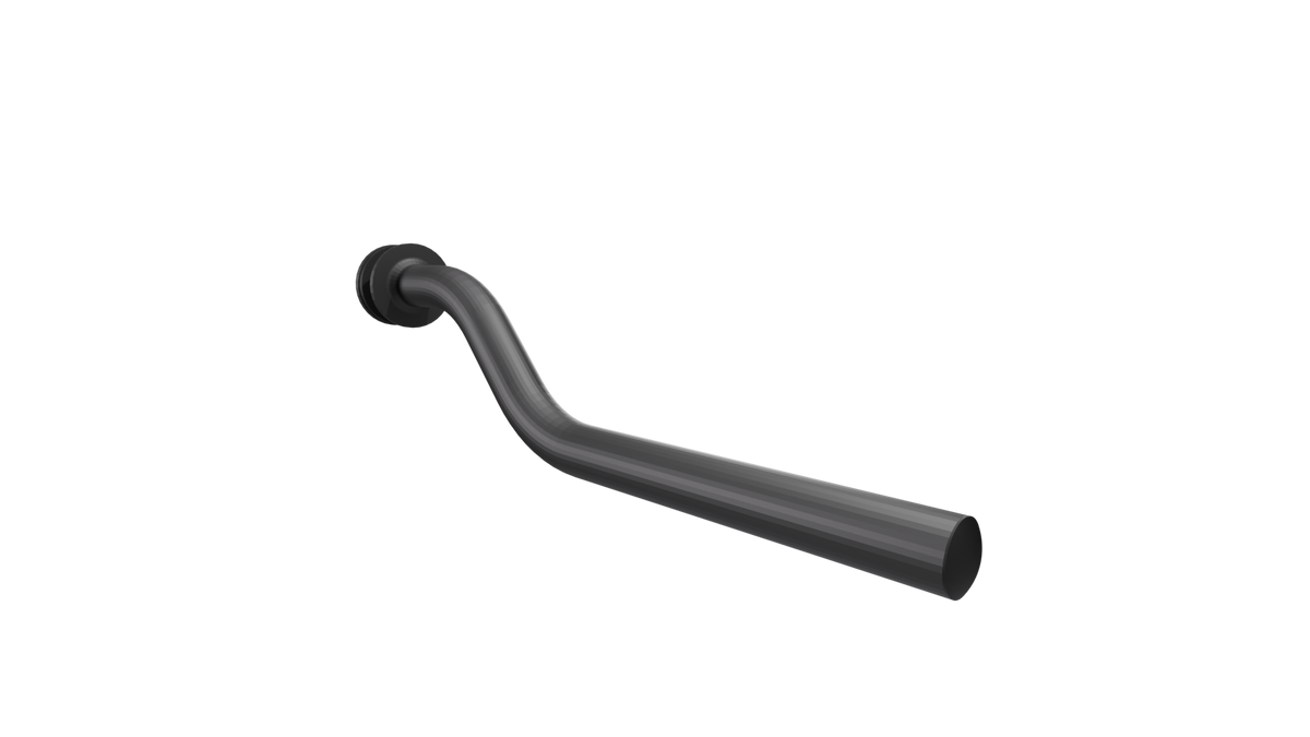 Support de garde-boue zingué à bride, Ø34mm, longueur 405mm