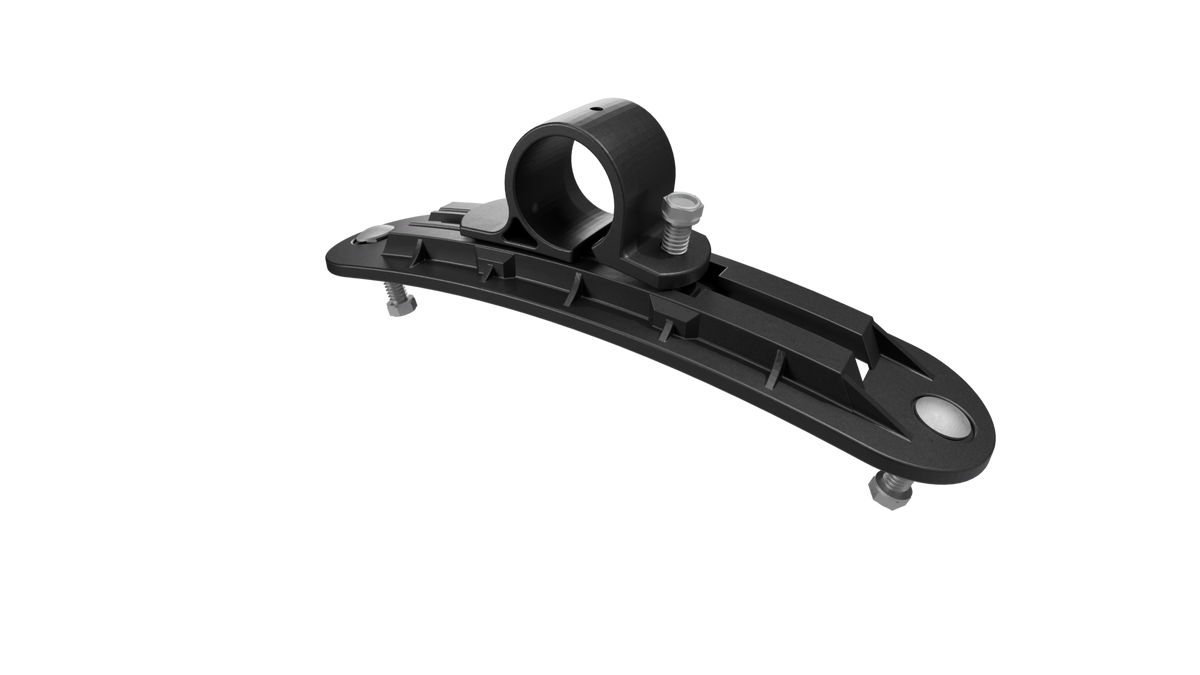 Kotflügelhalter aus PVC, Ø42mm, 260mm lang