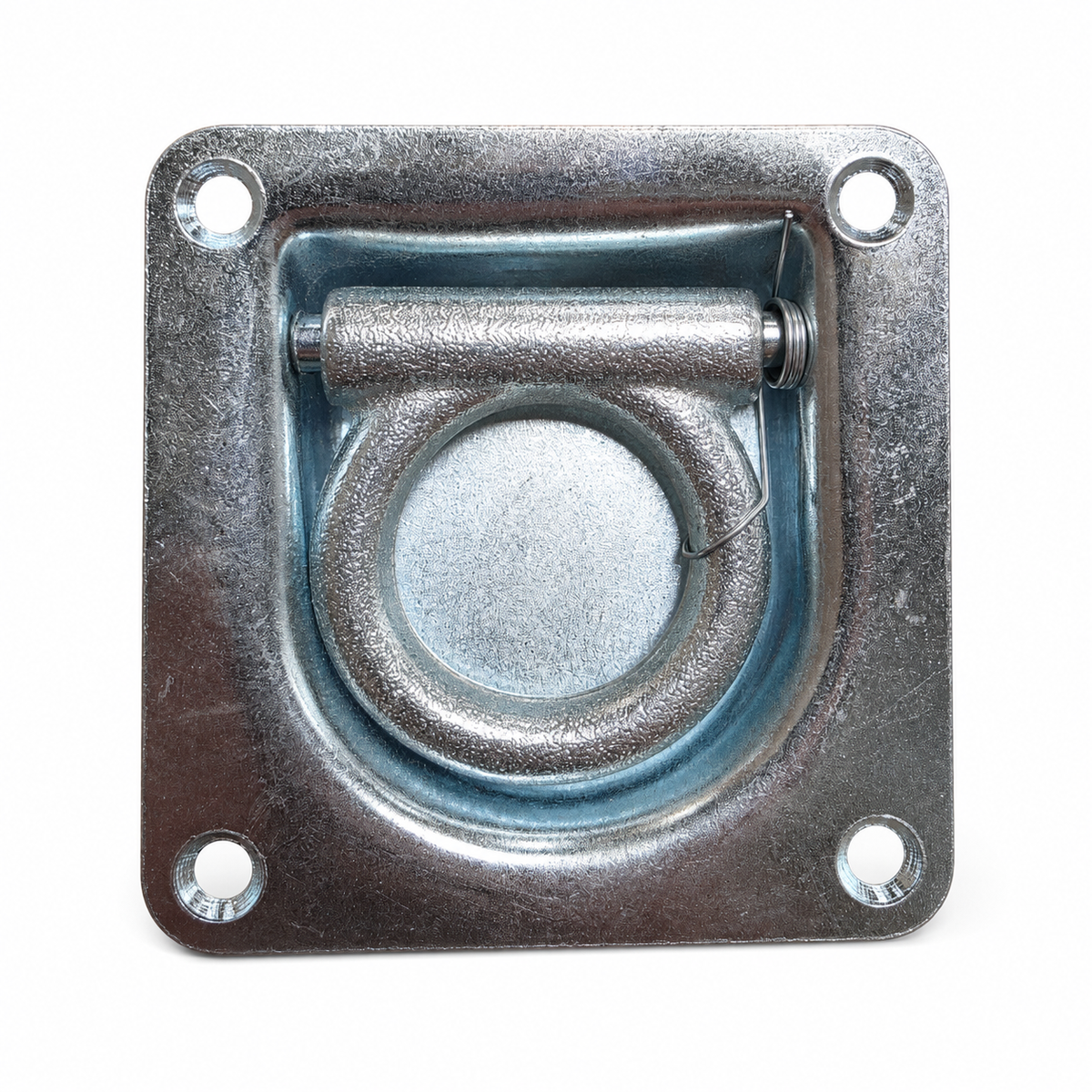 Anello di ancoraggio grande zincato con molla
