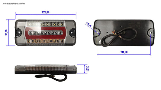 Serie 220 Combo Stop/Glow Tail/DI/Reverberación