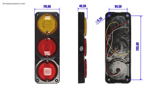 Combo triple de 95 mm - ARR 10-30 V