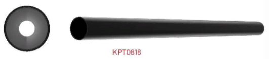 Tubo di protezione in polipropilene 18 mm, lunghezza 1 m