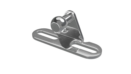Suporte de Gabinete - R/Ângulo Int 10MM Fenda Esférica 16MM Cent