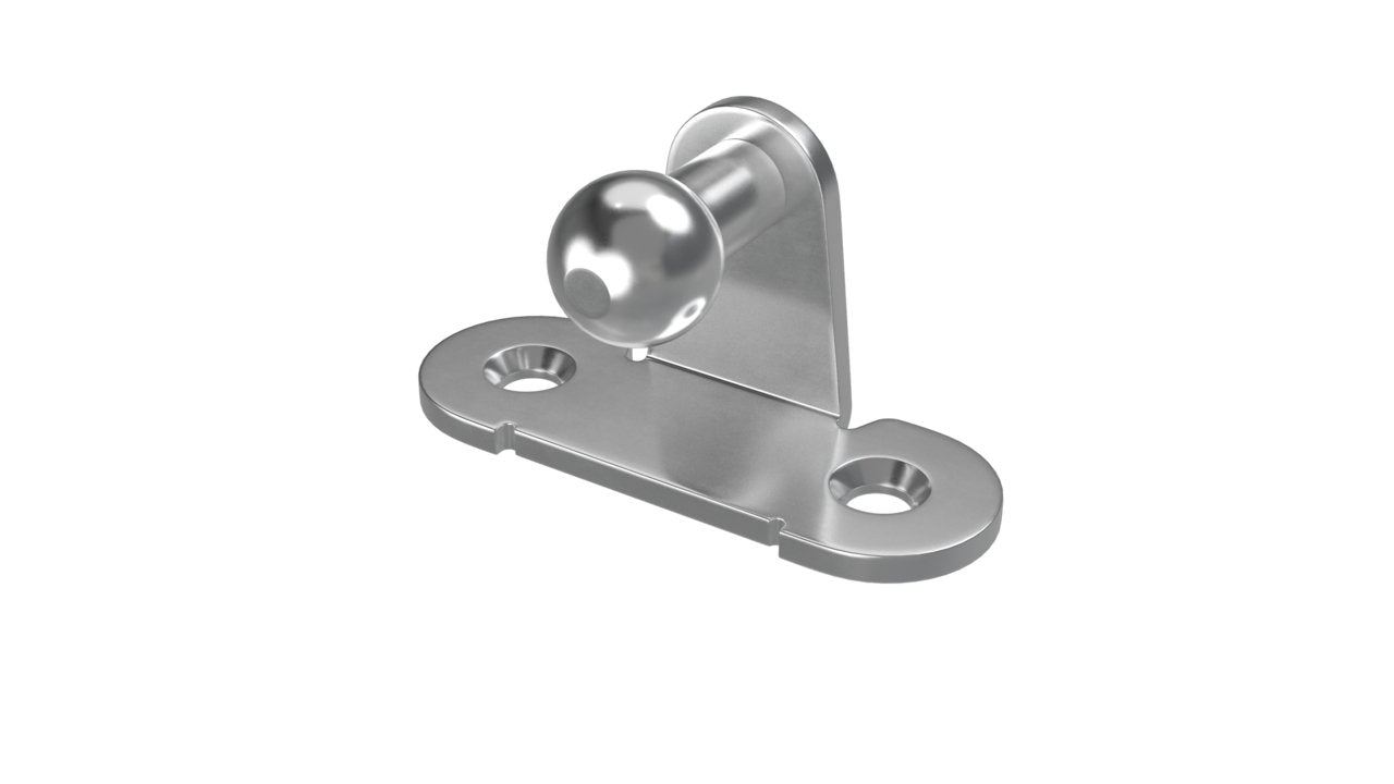 Suporte de Gabinete - R/Ângulo Int 10MM Bola 16MM Cent com Furos